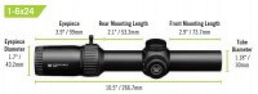 Vortex Strike Eagle 1-6x24 AR-BDC3